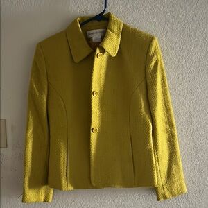 Jones New York Yellow Blazer